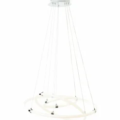 Luminaires Brilliant Éclairage Led|Suspension Brilliant Poolen LED Argenté, 1 lumière, Télécommandes