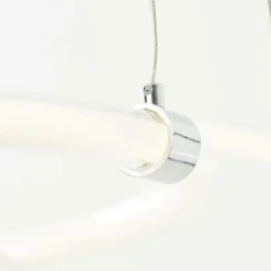 Luminaires Brilliant Éclairage Led|Suspension Brilliant Poolen LED Argenté, 1 lumière, Télécommandes