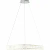 Luminaires Brilliant Éclairage Led|Suspension Brilliant Queen LED Argenté, 1 lumière, Télécommandes