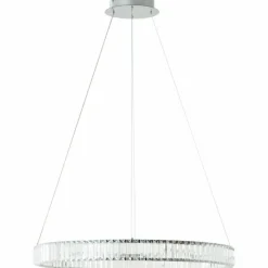 Luminaires Brilliant Éclairage Led|Suspension Brilliant Queen LED Argenté, 1 lumière, Télécommandes