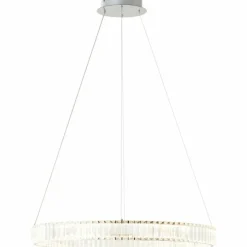 Luminaires Brilliant Éclairage Led|Suspension Brilliant Queen LED Argenté, 1 lumière, Télécommandes