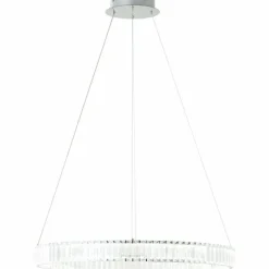 Luminaires Brilliant Éclairage Led|Suspension Brilliant Queen LED Argenté, 1 lumière, Télécommandes