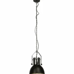 Luminaires Brilliant Suspensions|Suspension Brilliant Salford Chrome, Noir, 1 lumière