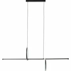 Luminaires Brilliant Suspensions|Suspension Brilliant Zeus LED Noir, 1 lumière, Télécommandes
