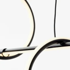 Luminaires Brilliant Suspensions|Suspension Brilliant Zeus LED Noir, 1 lumière, Télécommandes