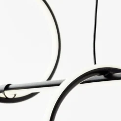 Luminaires Brilliant Suspensions|Suspension Brilliant Zeus LED Noir, 1 lumière, Télécommandes