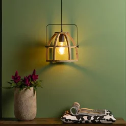 Luminaires Brilliant Suspensions|Suspension Brilliant-Leuchten Calley Noir, 1 lumière