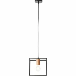 Luminaires Brilliant Suspensions|Suspension Brilliant-Leuchten Arica Noir, 1 lumière