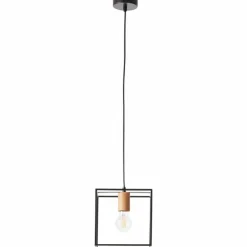 Luminaires Brilliant Suspensions|Suspension Brilliant-Leuchten Arica Noir, 1 lumière