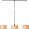 Luminaires Brilliant Suspensions|Suspension Brilliant-Leuchten Romm Noir, 3 lumières