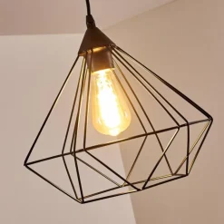 hofstein Suspensions|Suspension Cenova Noir, 1 lumière