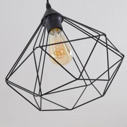 hofstein Suspensions|Suspension Cenova Noir, 1 lumière