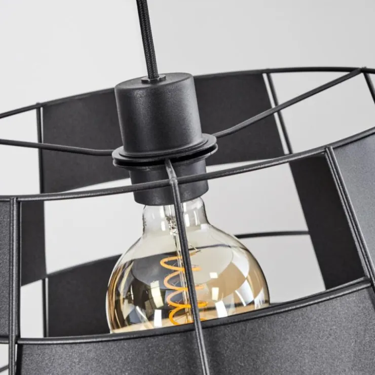 hofstein Suspensions|Suspension Daynard Noir, 1 lumière