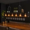 hofstein Suspensions|Suspension Decorate Anthracite, 6 lumières