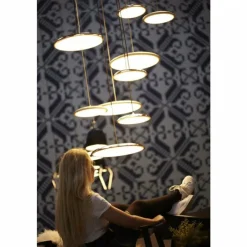 Design For The People by Nordlux Éclairage Led|Suspension Artist LED Gris, 1 lumière