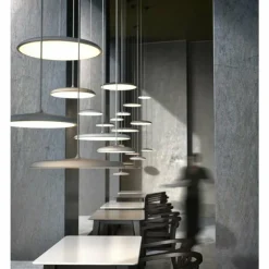 Design For The People by Nordlux Éclairage Led|Suspension Artist LED Gris, 1 lumière
