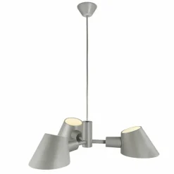 Design For The People by Nordlux Suspensions|Suspension STAY Gris, 3 lumières