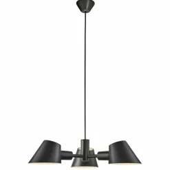 Design For The People by Nordlux Suspensions|Suspension STAY Noir, 3 lumières