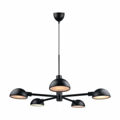 Design For The People by Nordlux Suspensions|Suspension NOMI Noir, 5 lumières