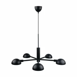 Design For The People by Nordlux Suspensions|Suspension NOMI Noir, 5 lumières