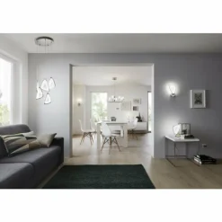 Luminaires Eglo Éclairage Led|Suspension Eglo AMONDE LED Chrome, 5 lumières