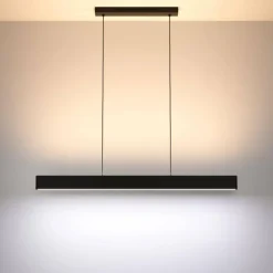 Suspension Eglo ANDREAS-Z LED Noir, 2 lumières, Changeur de couleurs