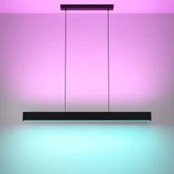 Suspension Eglo ANDREAS-Z LED Noir, 2 lumières, Changeur de couleurs