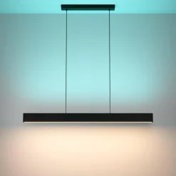 Suspension Eglo ANDREAS-Z LED Noir, 2 lumières, Changeur de couleurs