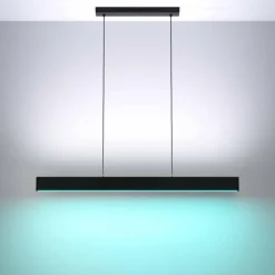 Suspension Eglo ANDREAS-Z LED Noir, 2 lumières, Changeur de couleurs