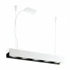 Luminaires Eglo Suspensions|Suspension Eglo BADALONA LED Noir, Blanc, 5 lumières