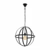 Luminaires Eglo Suspensions|Suspension Eglo BARNABY Noir, 1 lumière