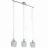 Luminaires Eglo Suspensions|Suspension Eglo BONARES 1 Chrome, 3 lumières