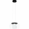 Suspension Eglo BRIAGLIA LED Noir, 1 lumière, Changeur de couleurs