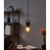Luminaires Eglo Suspensions|Suspension Eglo CALARI Noir, 1 lumière