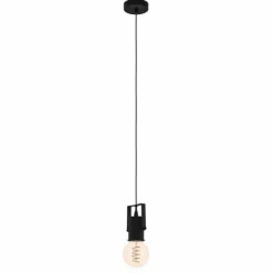Luminaires Eglo Suspensions|Suspension Eglo CALARI Noir, 1 lumière