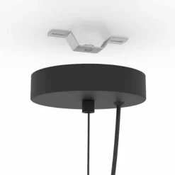 Luminaires Eglo Suspensions|Suspension Eglo CAMASCA Noir, 1 lumière