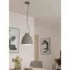 Luminaires Eglo Suspensions|Suspension Eglo CAMASCA Taupe, 1 lumière