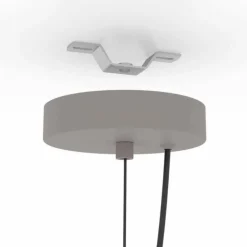 Luminaires Eglo Suspensions|Suspension Eglo CAMASCA Taupe, 1 lumière