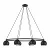Luminaires Eglo Suspensions|Suspension EGLO CANTALLOPS Noir, 6 lumières
