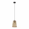Luminaires Eglo Suspensions|Suspension EGLO CLAVERDON Noir, 1 lumière