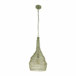 Luminaires Eglo Suspensions|Suspension Eglo COLTEN Champagne, 1 lumière