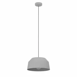 Luminaires Eglo Suspensions|Suspension Eglo CONTRISA Gris, 1 lumière