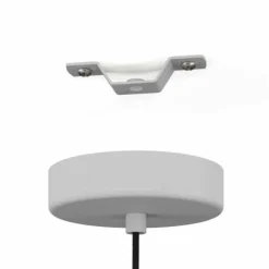 Luminaires Eglo Suspensions|Suspension Eglo CONTRISA Gris, 1 lumière