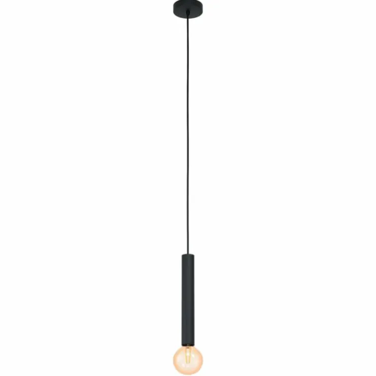 Luminaires Eglo Suspensions|Suspension Eglo CORTENOVA Noir, 1 lumière