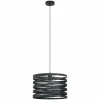 Luminaires Eglo Suspensions|Suspension Eglo CREMELLA Noir, 1 lumière