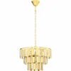 Luminaires Eglo Suspensions|Suspension Eglo ERSEKA Laiton, 5 lumières