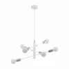 Luminaires Eglo Suspensions|Suspension Eglo GRADOLI Chrome, Blanc, 6 lumières