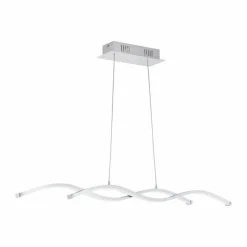 Luminaires Eglo Éclairage Led|Suspension Eglo LASANA 2 LED Chrome, 2 lumières