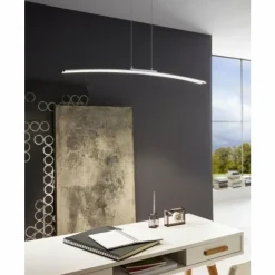 Luminaires Eglo Éclairage Led|Suspension Eglo LASANA LED Chrome, 1 lumière