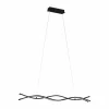 Luminaires Eglo Éclairage Led|Suspension Eglo LASANA LED Noir, 1 lumière